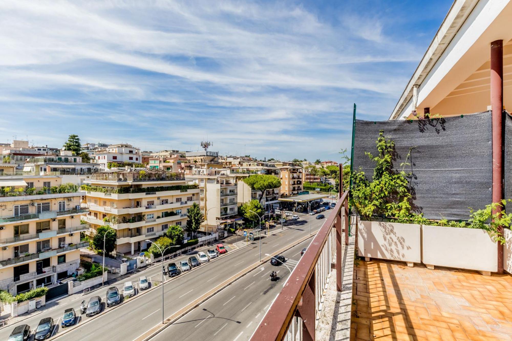 L'Attico Con Terrazza In Corso Francia Rome Exterior photo